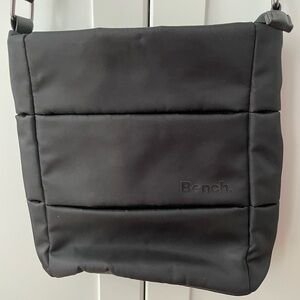 Black nylon BENCH crossbody purse